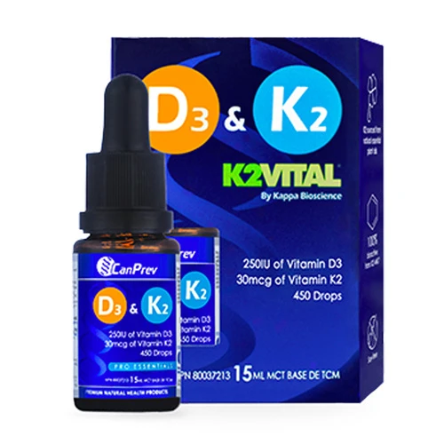 CanPrev D3 And K2 Drops - MCT Base 3 CanPrev D3 And K2 Drops - MCT Base
