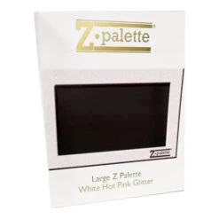 Z Palette Large Palette - White Hot Pink Glitter