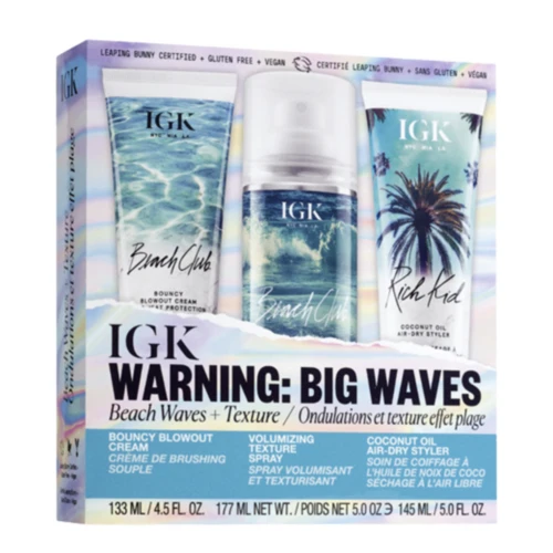 IGK Hair Warning Big Waves 3 IGK Hair Warning Big Waves